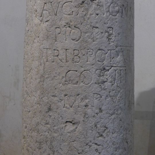 Borne milliaire de Rochemaure