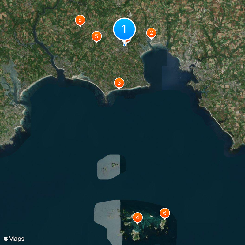 Fouesnant Map