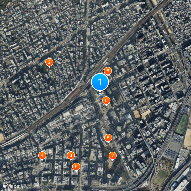 Kobe Hankyu Map