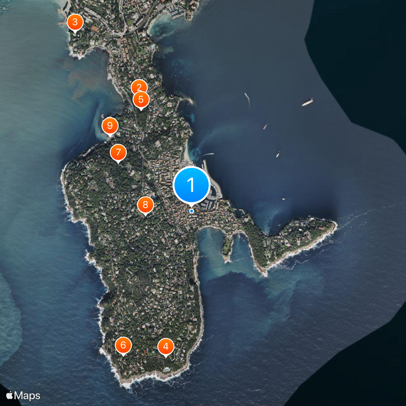 Saint-Jean-Cap-Ferrat Mapa