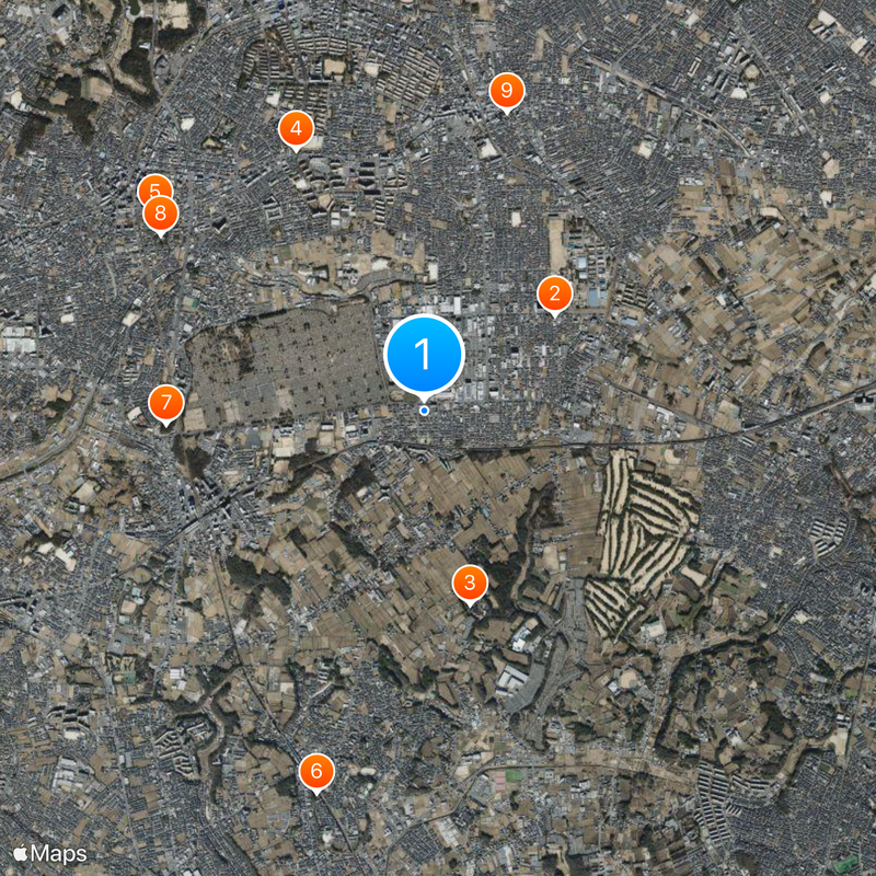 Sadogatake stable Map