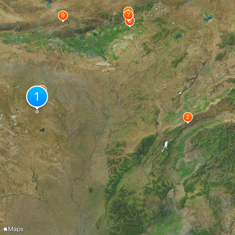 Mausoleum of Genghis Khan Mappa