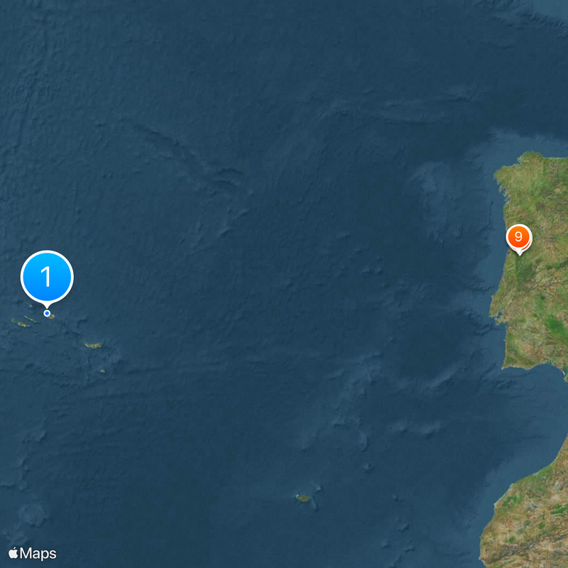 Terceira Island Map