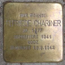 Stolperstein dedicated to Elfriede Chariner