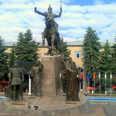 Vardan Mamikonian statue in Gyumri