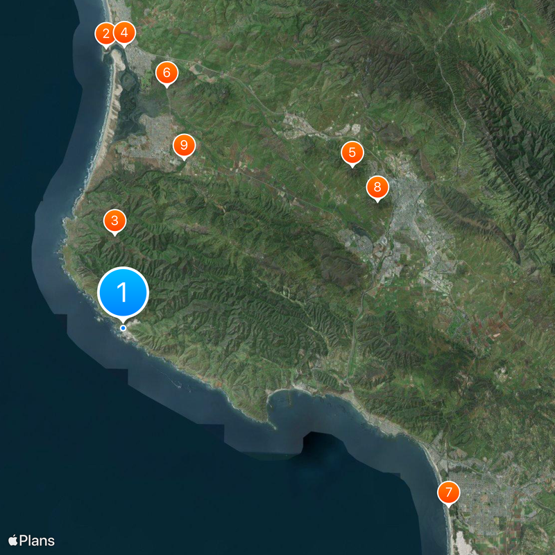 Diablo Canyon Power Plant Map