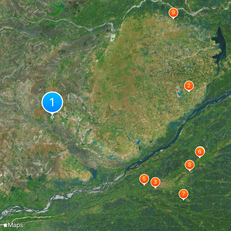 Distretto di Ariyalur Mappa