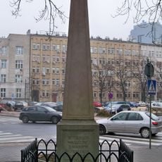 Obelisk to Died Patients of Child Jesus Hospital in Warsaw
