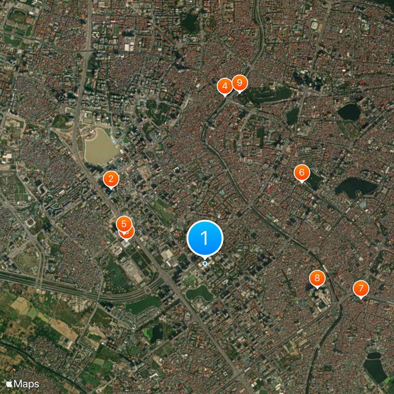 Hanoi – Amsterdam High School Map