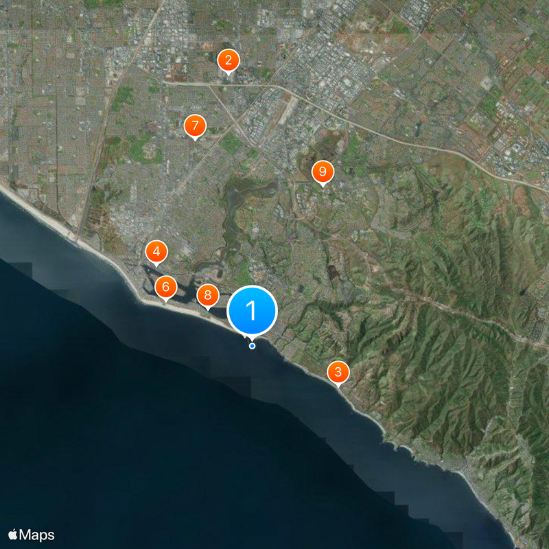 Corona del Mar Map