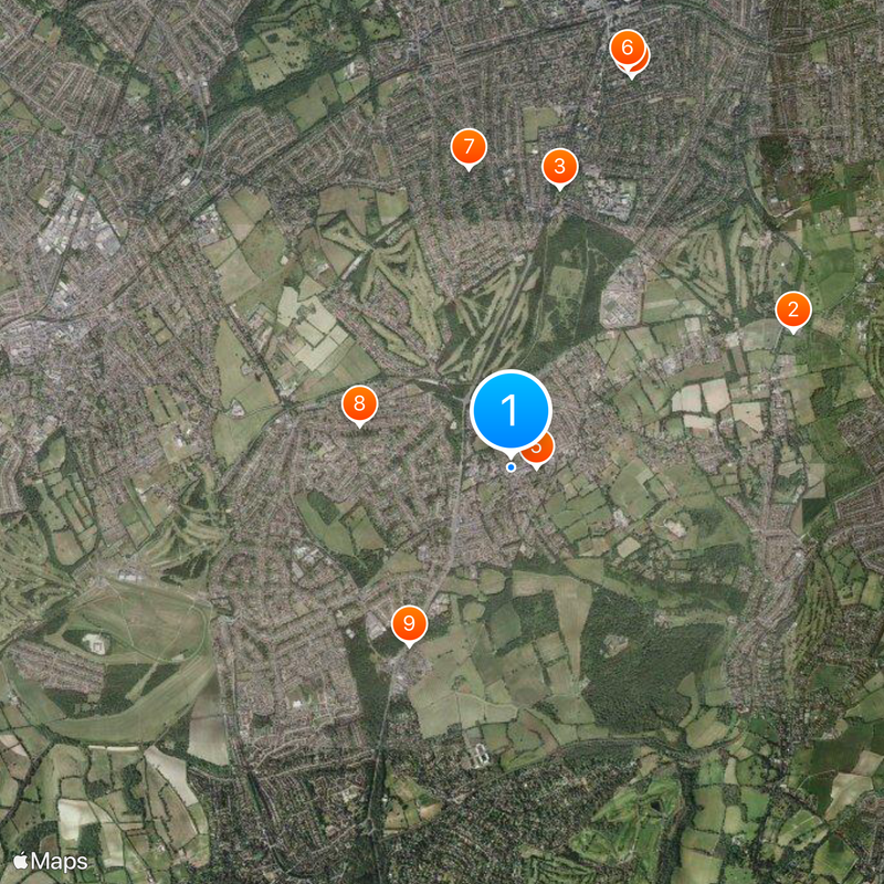 Banstead Map