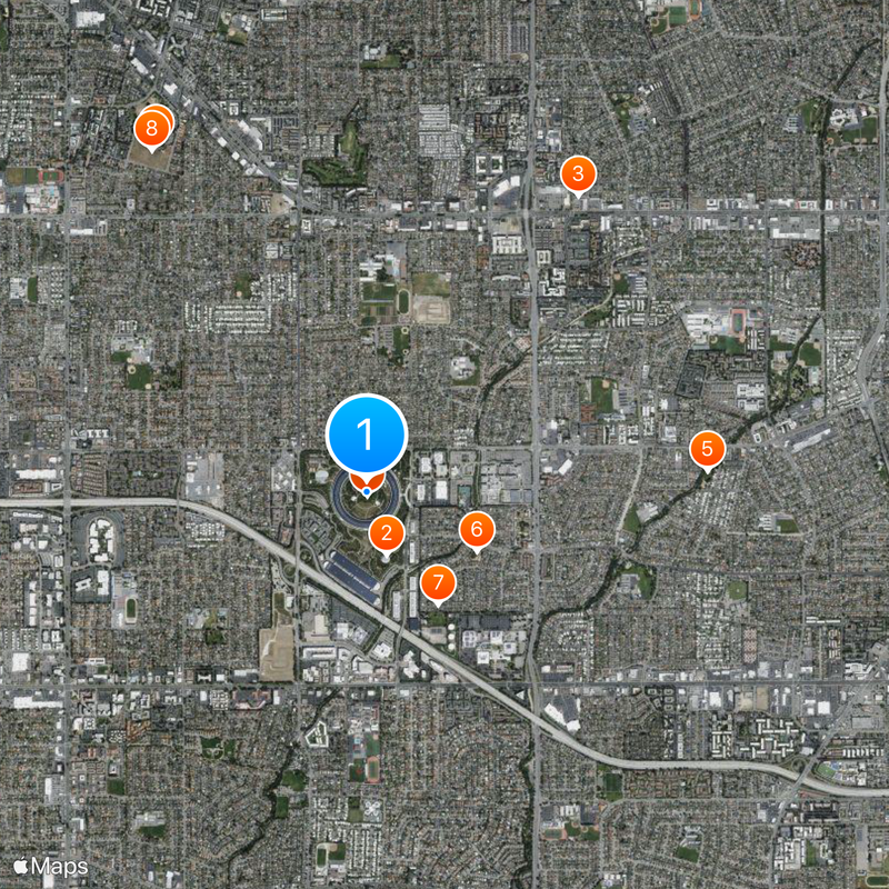 Apple Park Mapa