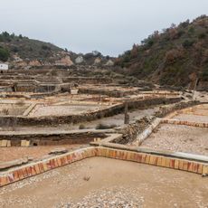 Salt evaporation ponds of Peralta de la Sal