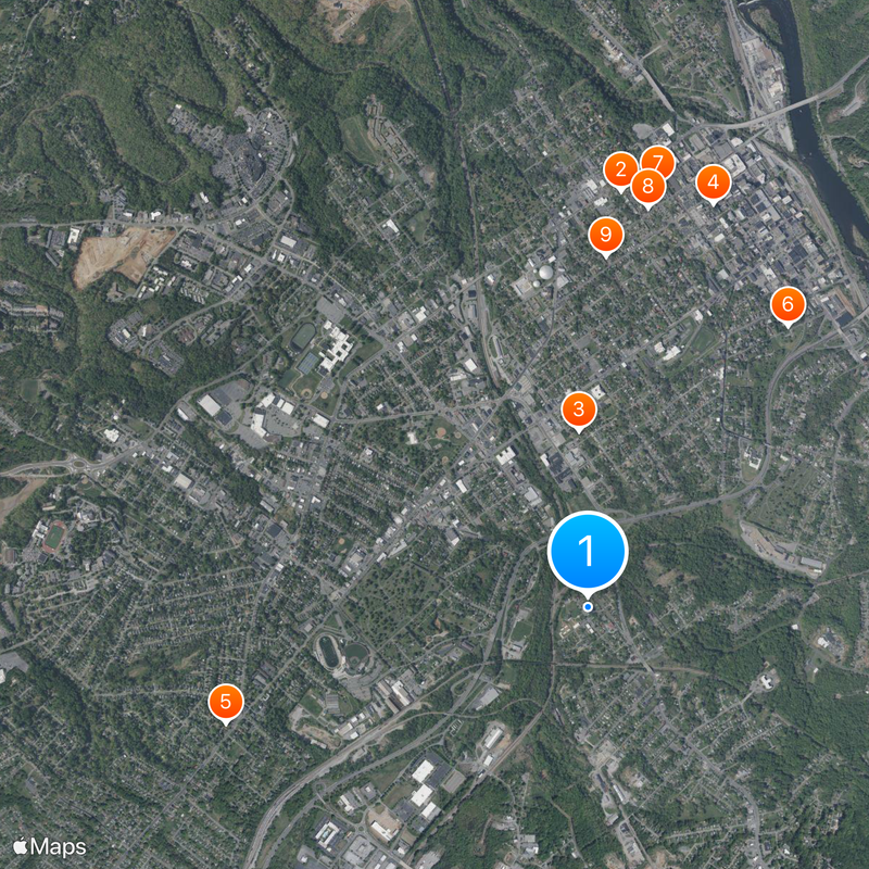 Virginia University of Lynchburg Map