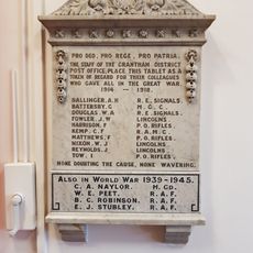 Grantham Post Office War Memorial