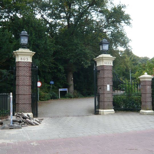 Landhuis Bosbeek: toegangshek