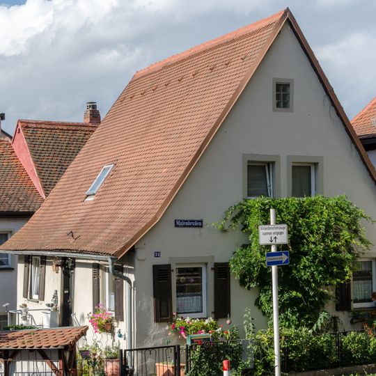 Eingeschossiger Satteldachbau