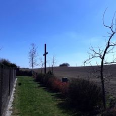 12. zastavení křížové cesty u Hluboké - Pán Ježíš umírá na kříži