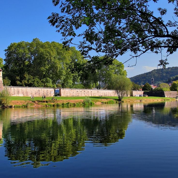 City walls of Besançon