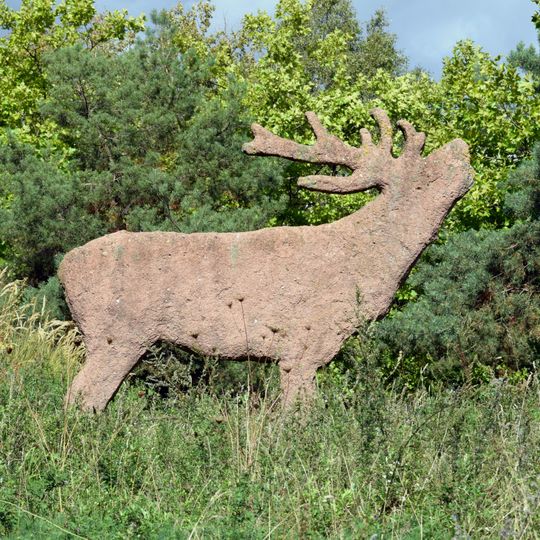Hirschskulpturen