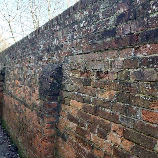 North West Garden Wall To Bars Cottage, Wells Cottage, And Fox Yard Cottage