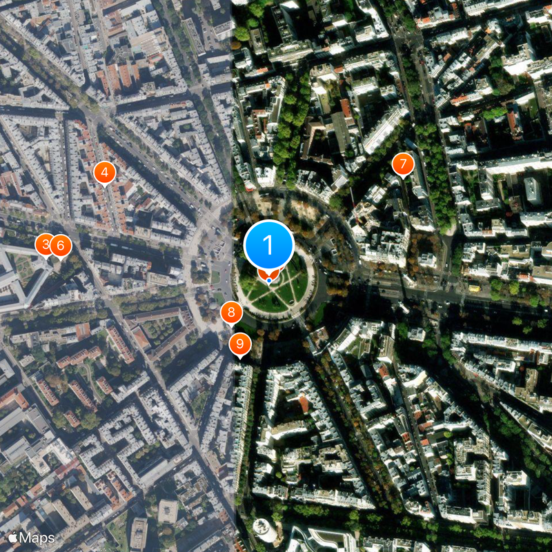 Place de la Nation Map