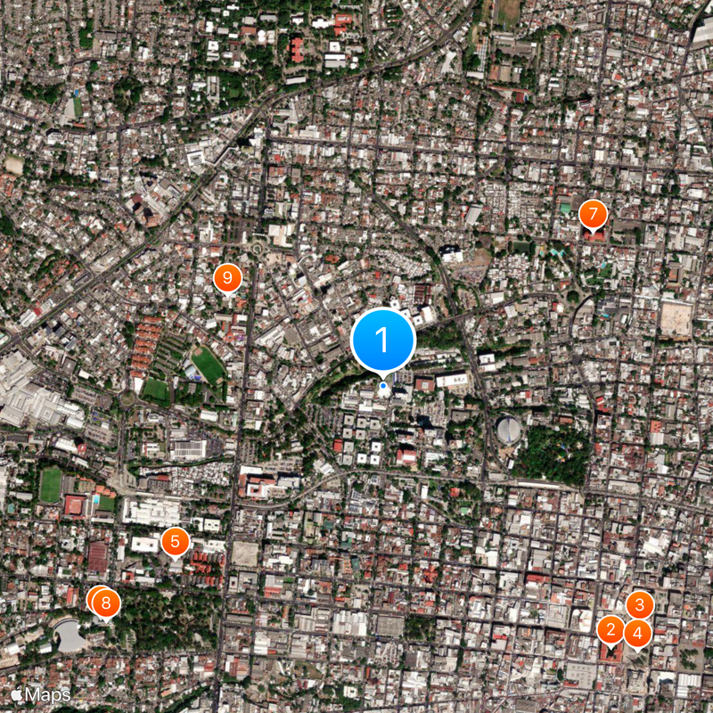 Legislative Assembly of El Salvador Map