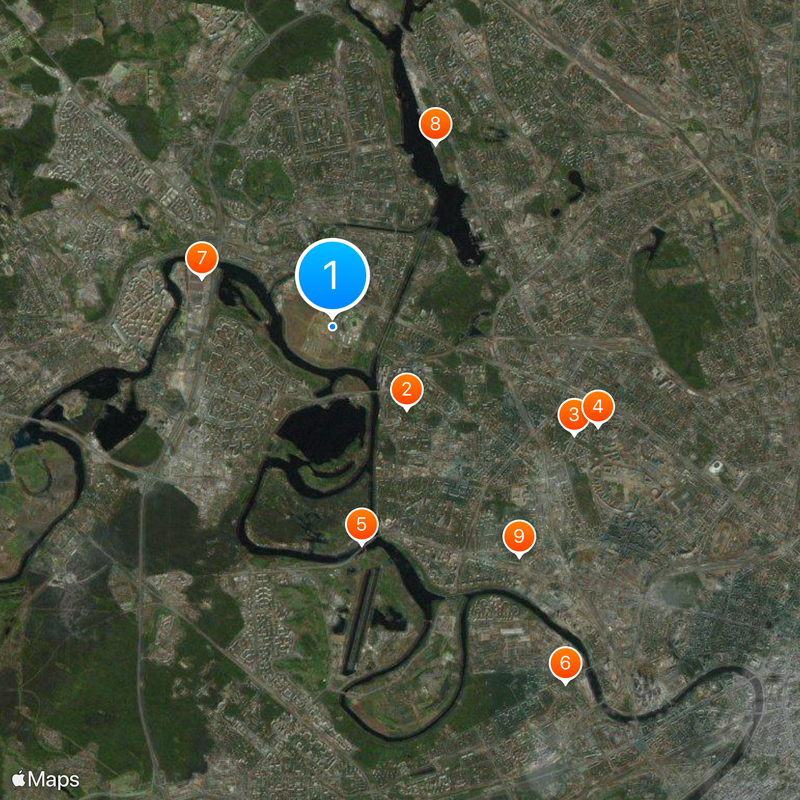North-Western Administrative Okrug Map