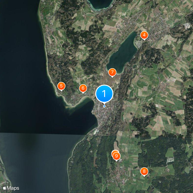 Herrsching am Ammersee Map