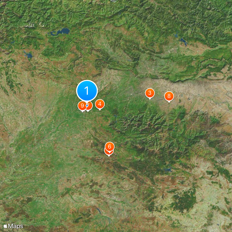 Province de Burgos Carte