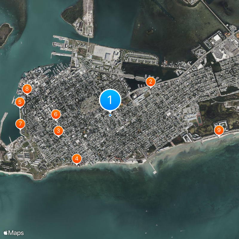 Key West Map