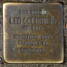 Stolperstein à la mémoire de Leo Goldstein