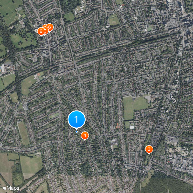 Cheam Map