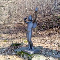 Angel with hourglasses