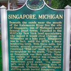 Singapore, Michigan Historical Marker