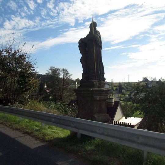 Socha svatého Fabiána v Manětíně