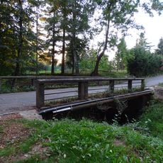 Bridge of Sokolská street over the Šembera in Český Brod