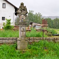 Cross at house No. 277 in Křinice