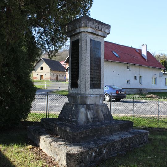 Pomník padlým v 1. světové válce v Bělé u Turnova