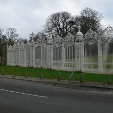 White Gates, Screens And Piers Nw Of Leeswood Hall