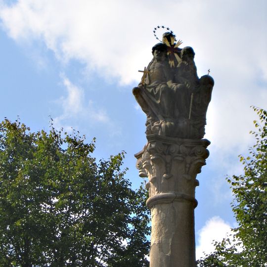 Holy Trinity column in Plánice