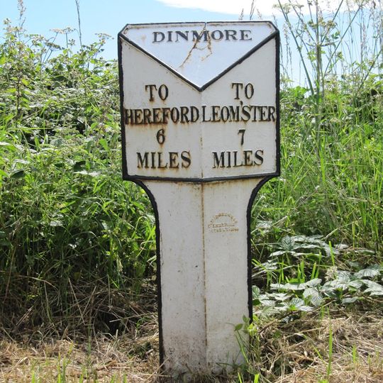 Mile Post About 1000 Yards North-North-East Of Bridge House
