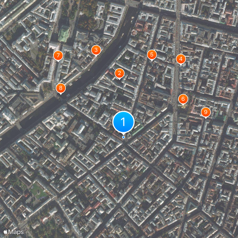 Five Corners Map