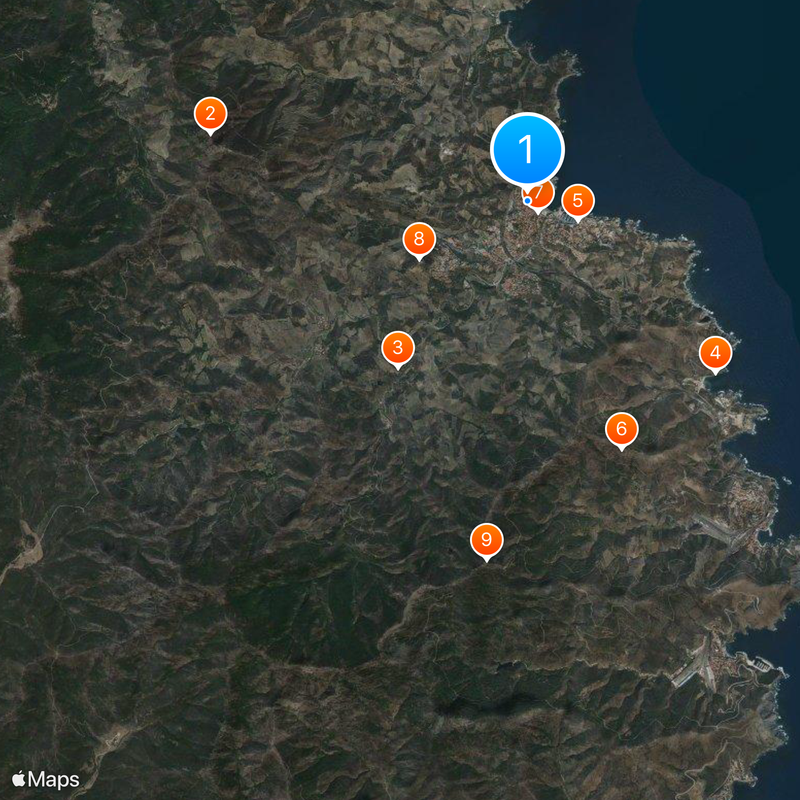 Banyuls-sur-Mer Mapa