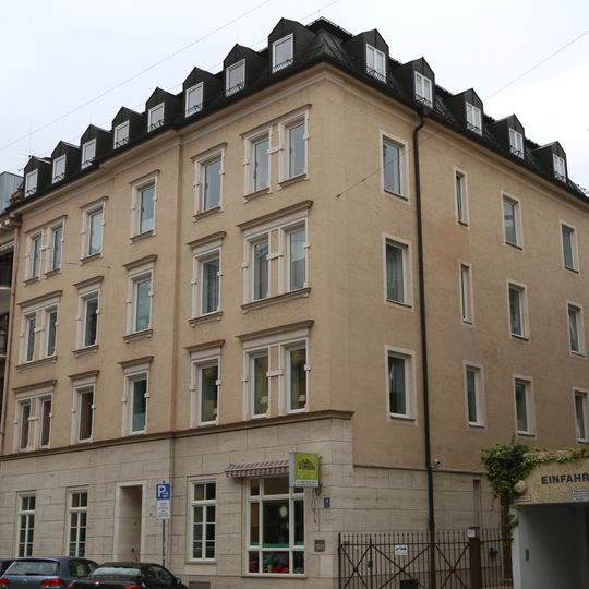 Baudenkmal D-1-62-000-1077 in München im Ortsteil Schwabing