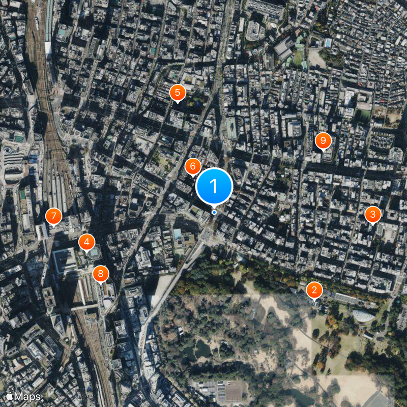 Shinjuku Ni-chōme Map