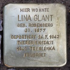 Stolperstein dedicated to Lina Glant