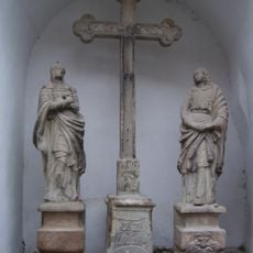 Statues of Saint John the Evangelist and Virgin Mary