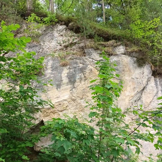 Harnischfläche am Kobelweg in Bad Faulenbach