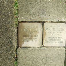 Stolperstein dedicated to Julius Mosberg